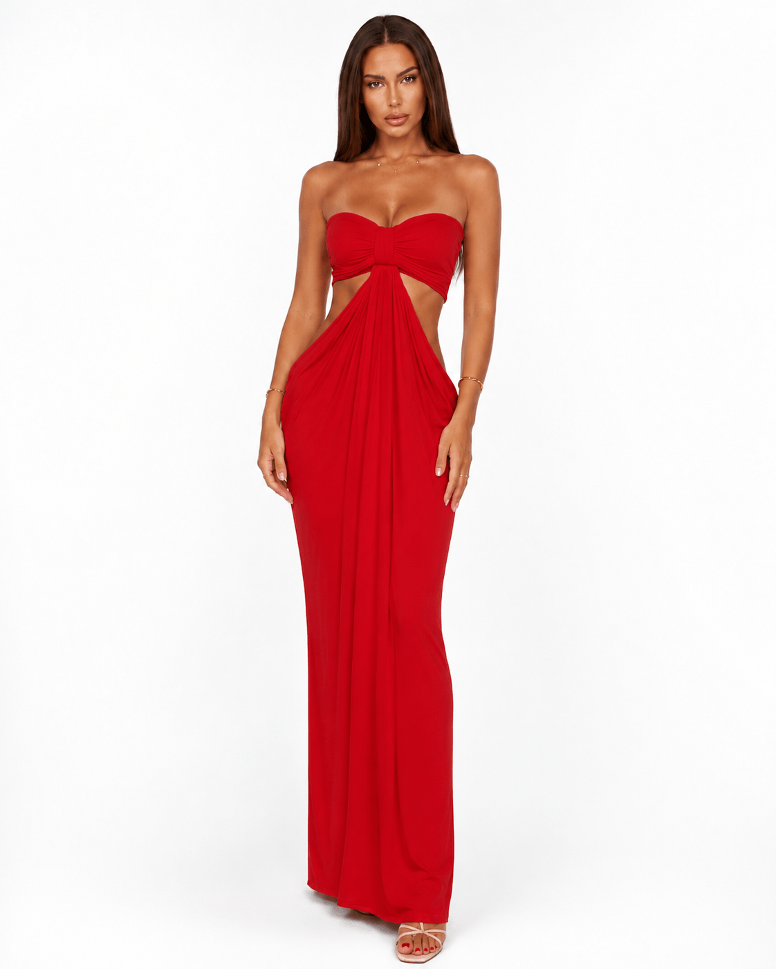 AMOUR CUT-OUT MAXI DRESS
